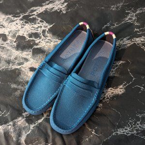 Rothy - The Driver Shoe - Opal Blue Size 8